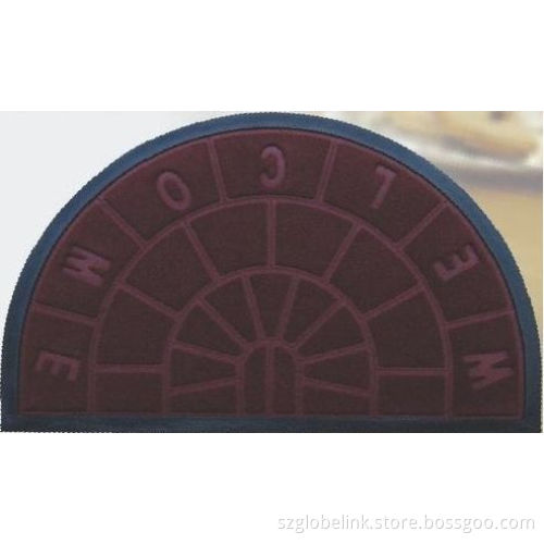 Rubber Backed Olefin Door Mat/Rugs (9018-BGD)
